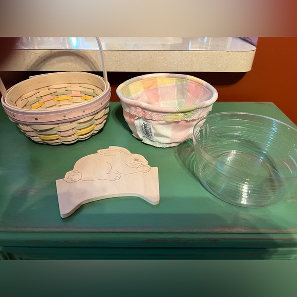 Longaberger 2001 White-Washed Small Easter White-Washed Set 🐣 - Picture 2 of 15